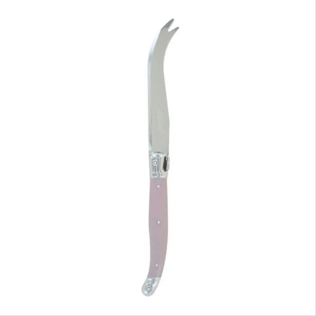Laguiole By Andre Verdier Debutant Cheese Knife Stainless Steel//Pink 23x2x1cm - Home & Garden