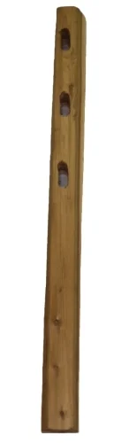 Cedar Splitrail 3 Hole Line Post, 6 ft 6 in - SteelLinx