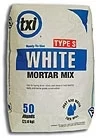 Mortar Mix - White Type S 50 LB Bag Powder