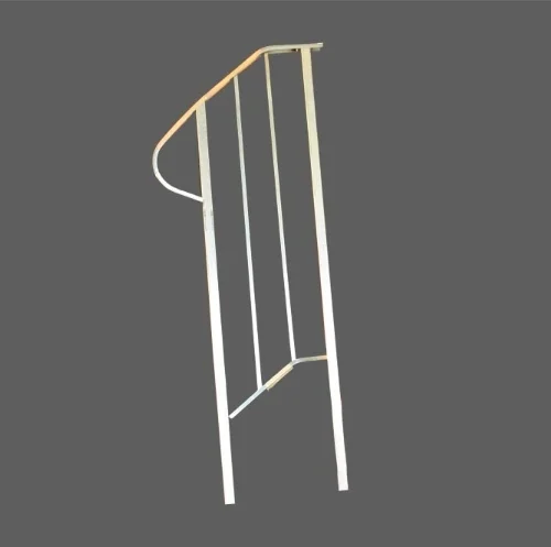 11027SR Series Step Railing, For: 48 in W x 22 in D x 14 in H Step, Aluminum - Century Group