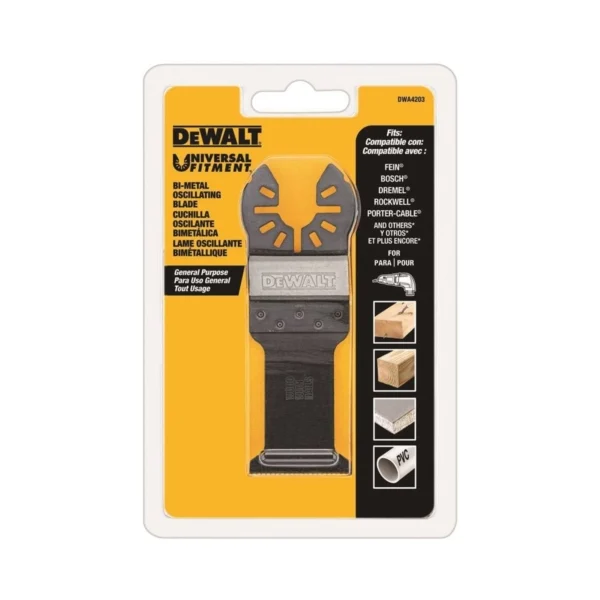 DWA4203 Oscillating Blade, 1-1/4 in, HSS