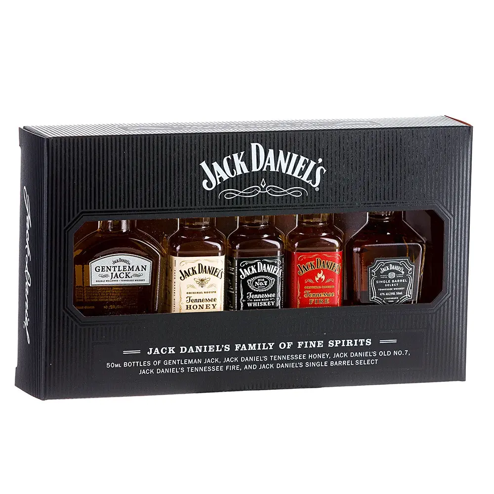 Jack Daniels Family Of Brands 5x50ml - Up to 30% off Alcohol Specials