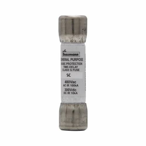 SC-25 Fuse, 25 A, 480 VAC, 300 VDC, 100 kA Interrupt, Melamine Body, AJ, Low Voltage, Time Delay Fuse
