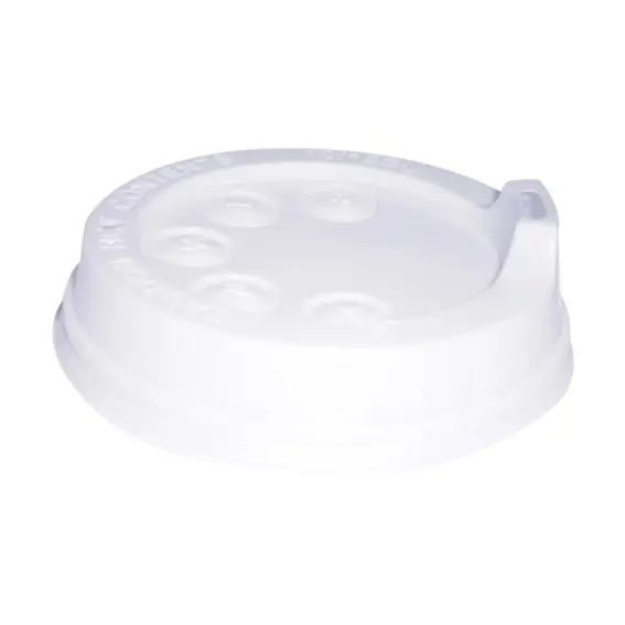 Livingstone Lids for 12oz Foam Cups (DT12J125) Sipper Style White 1000 Carton - Home & Garden