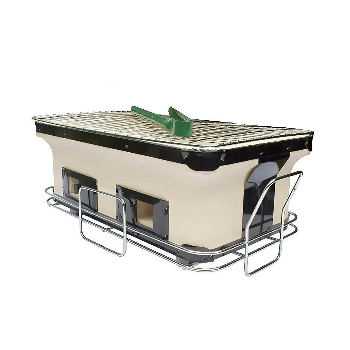 Portable Hibachi Tabletop Grill Dual Charcoal BBQ Chambers - Up to 40% off - Tongmaster Sale