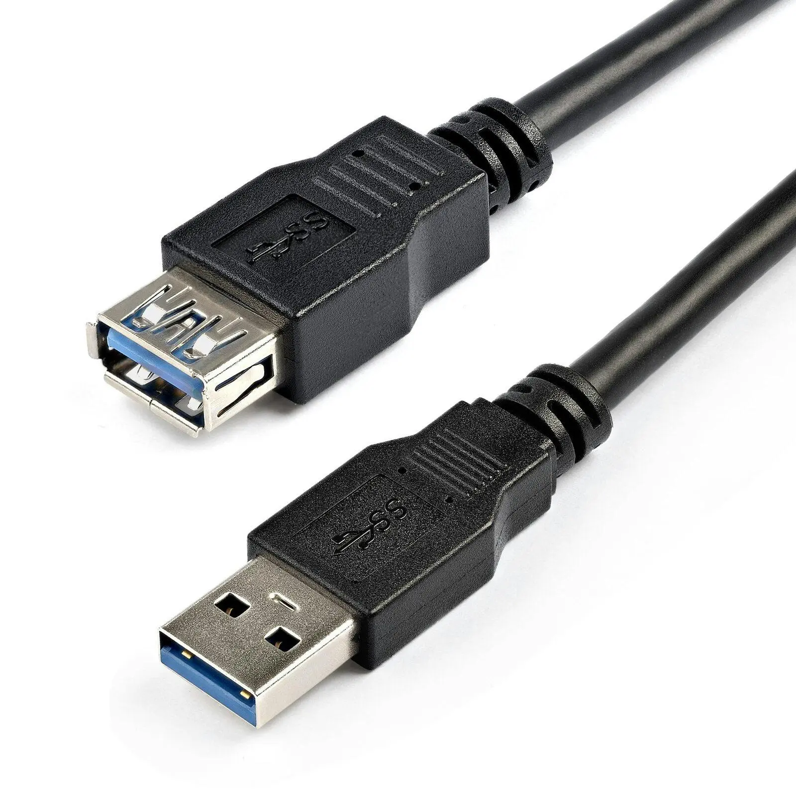 Star Tech 2m SuperSpeed USB 3.0 5Gbps Extension Cable Male To Female Black - Electronics