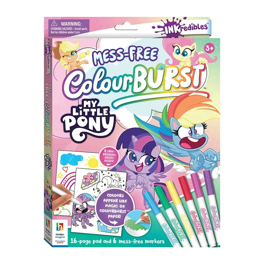 Inkredibles Colour Burst My Little Pony Colouring Activity Kit Art Pad 3y+ - Hobbies