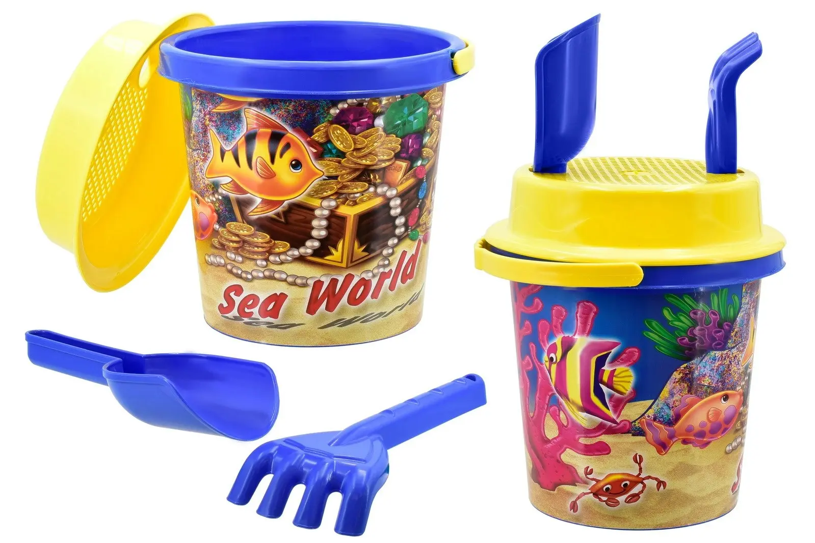 15cm Sea World Mid Size Bucket Set - Toys & Games