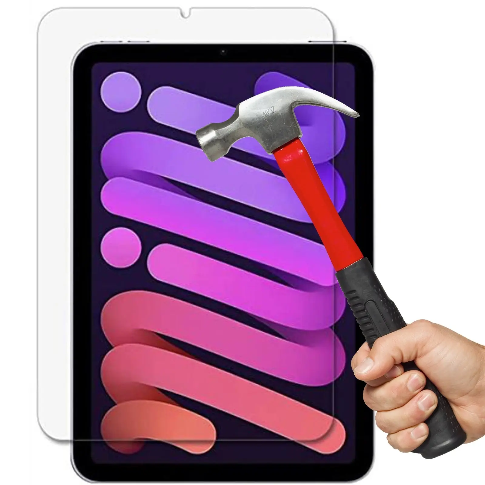 Tempered Glass Screen Protector Guard for Apple iPad Mini 6 8.3 inch 2021 2022 - Electronics