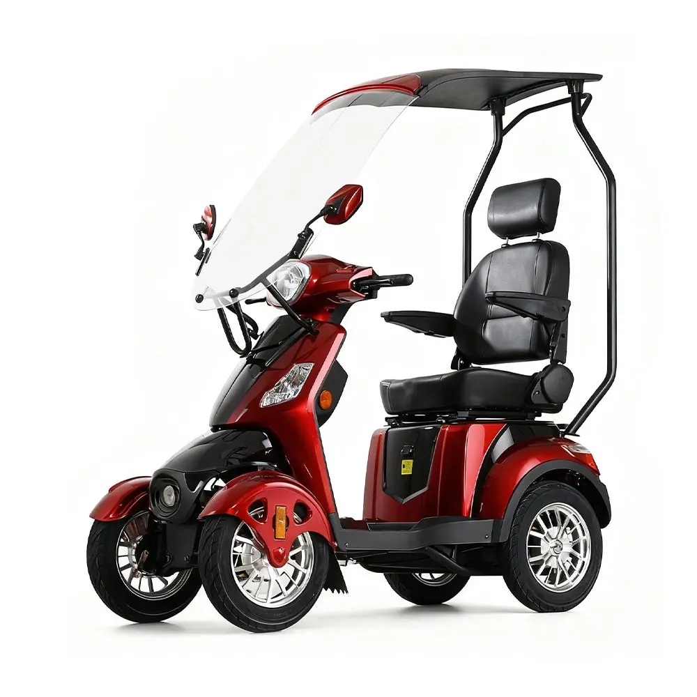 Eeeza B03B Mobility Scooter with Canopy & Windshield, 500W 60V20Ah - Health