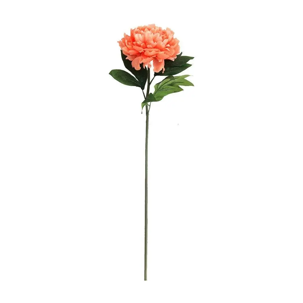 Artificial Carnation Stem - Orange 75cm