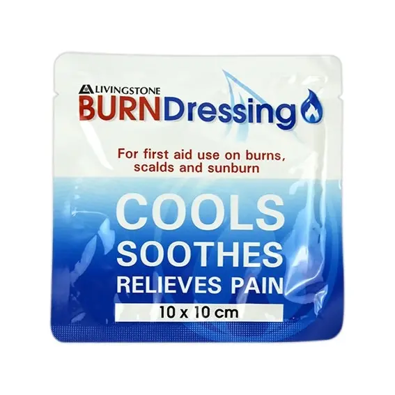 Livingstone Sterile Burn Dressing 10 x 10 cm 10 Box x16 - Health