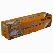 Universal Biodegradable Baking Paper with Metal Cutter 44GSM 40cm x 120m 4 Carton - Home & Garden