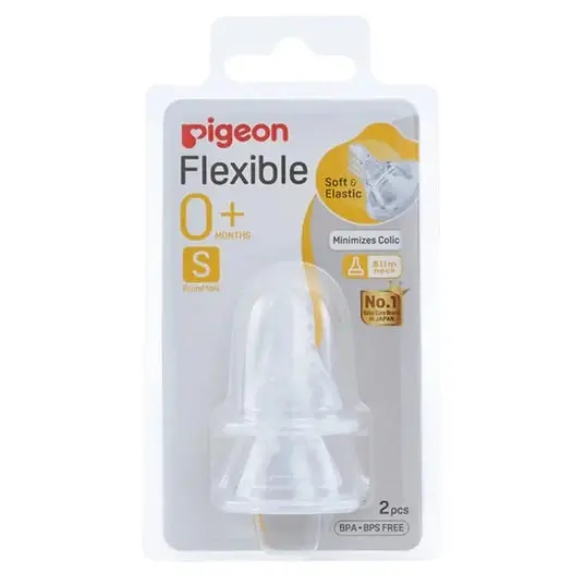PIGEON Flexible Teat Peristaltic Y 2pk - Baby