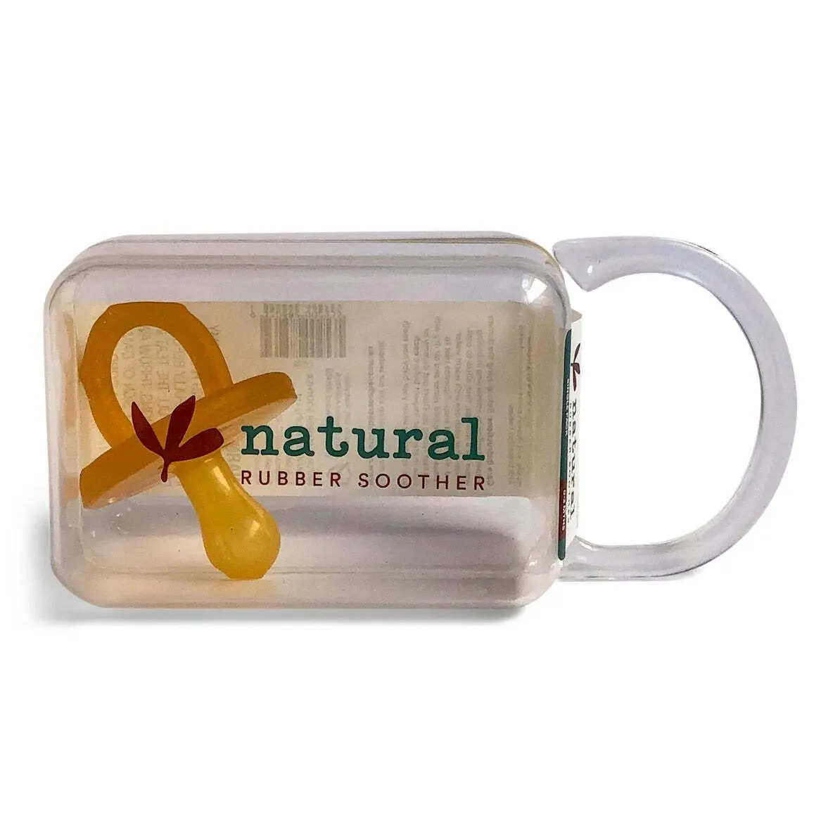 Natural Rubber Soother - Round - Single Pack Medium 3-6 Mths