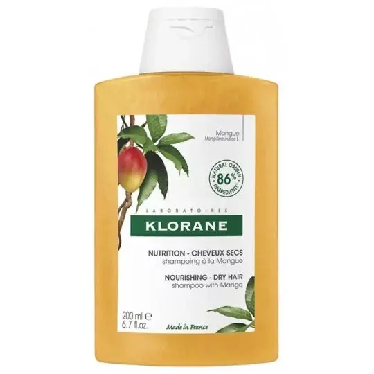 Klorane Shampoo With Mango Butter 200ml - Beauty