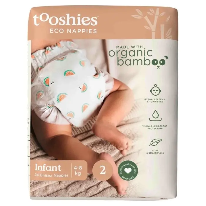 Tooshies Nappies Size 2 Infant 24 - Baby
