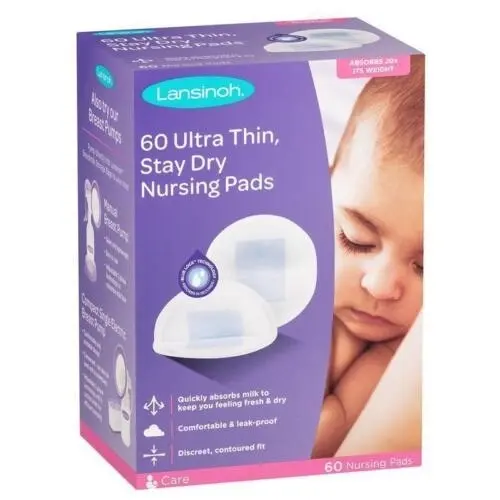 Lansinoh Nursing Pads 60 Pack - Baby