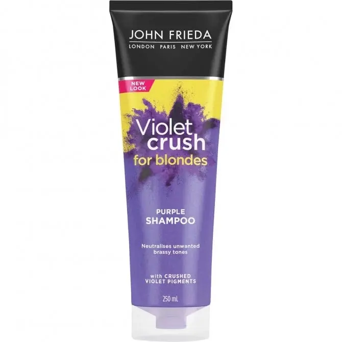 John Frieda Violet Crush For Blondes Purple Shampoo 250ml - Beauty