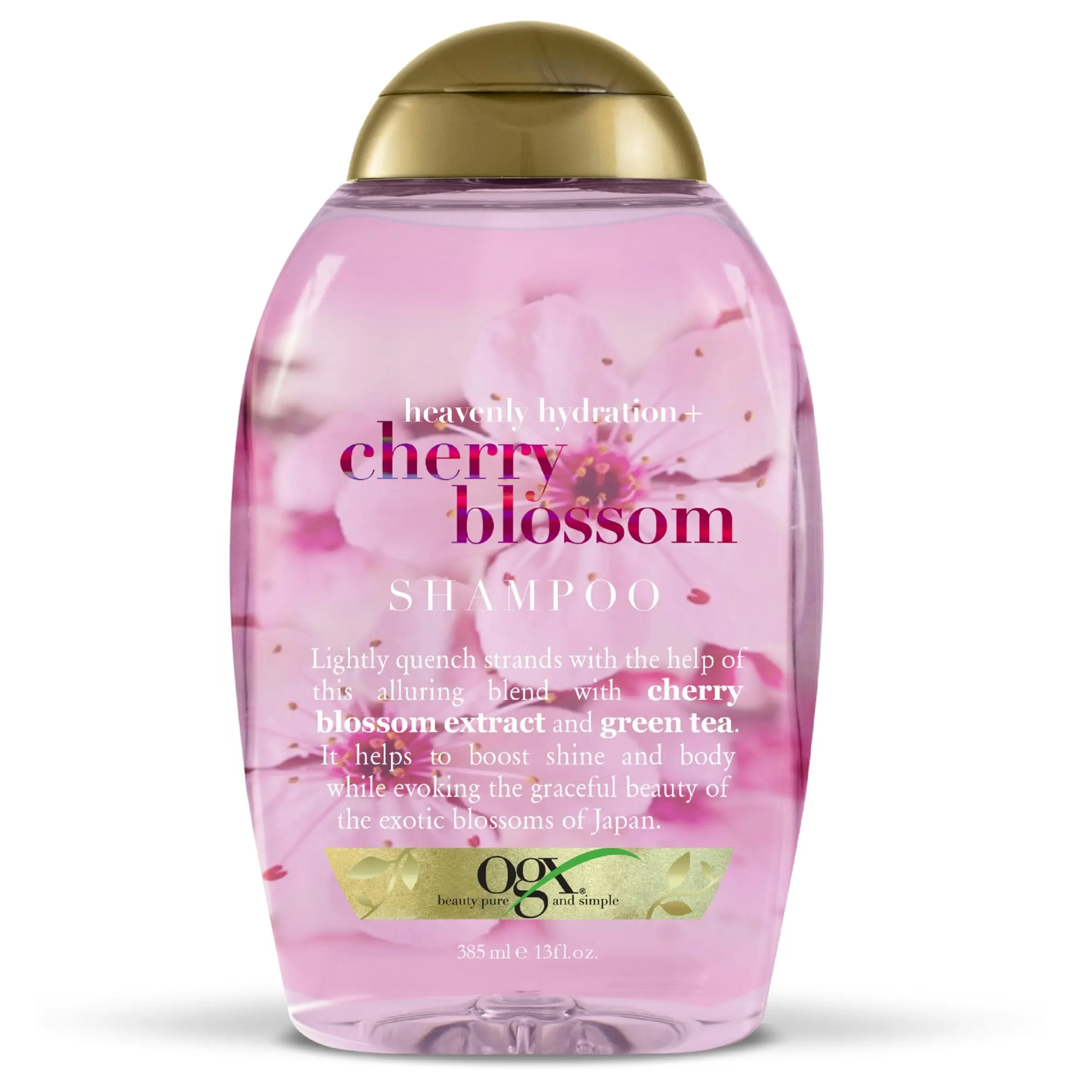 OGX Shampoo Heavenly Hydration Cherry Blossom 385ml - Beauty