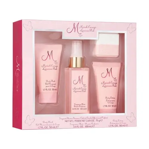 Mariah Carey Luscious Pink 100ml Mist & Body Set 4pc - Beauty