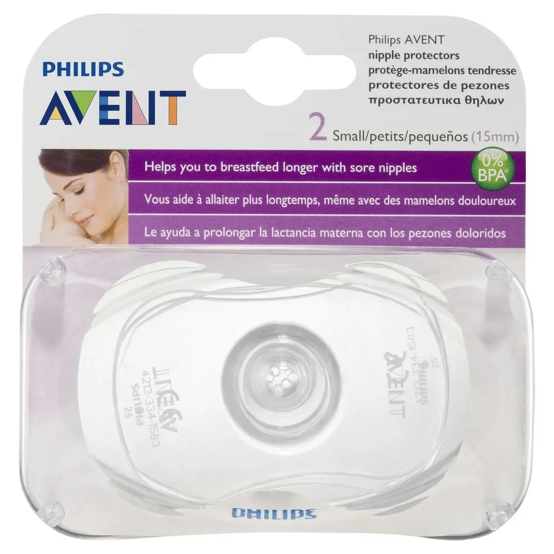 Avent Nipple Protector Shields Small 15mm 2 Pack - Baby