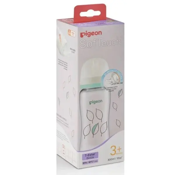 PIGEON Softouch 3 Leaf Bottle T-ester M 300ml