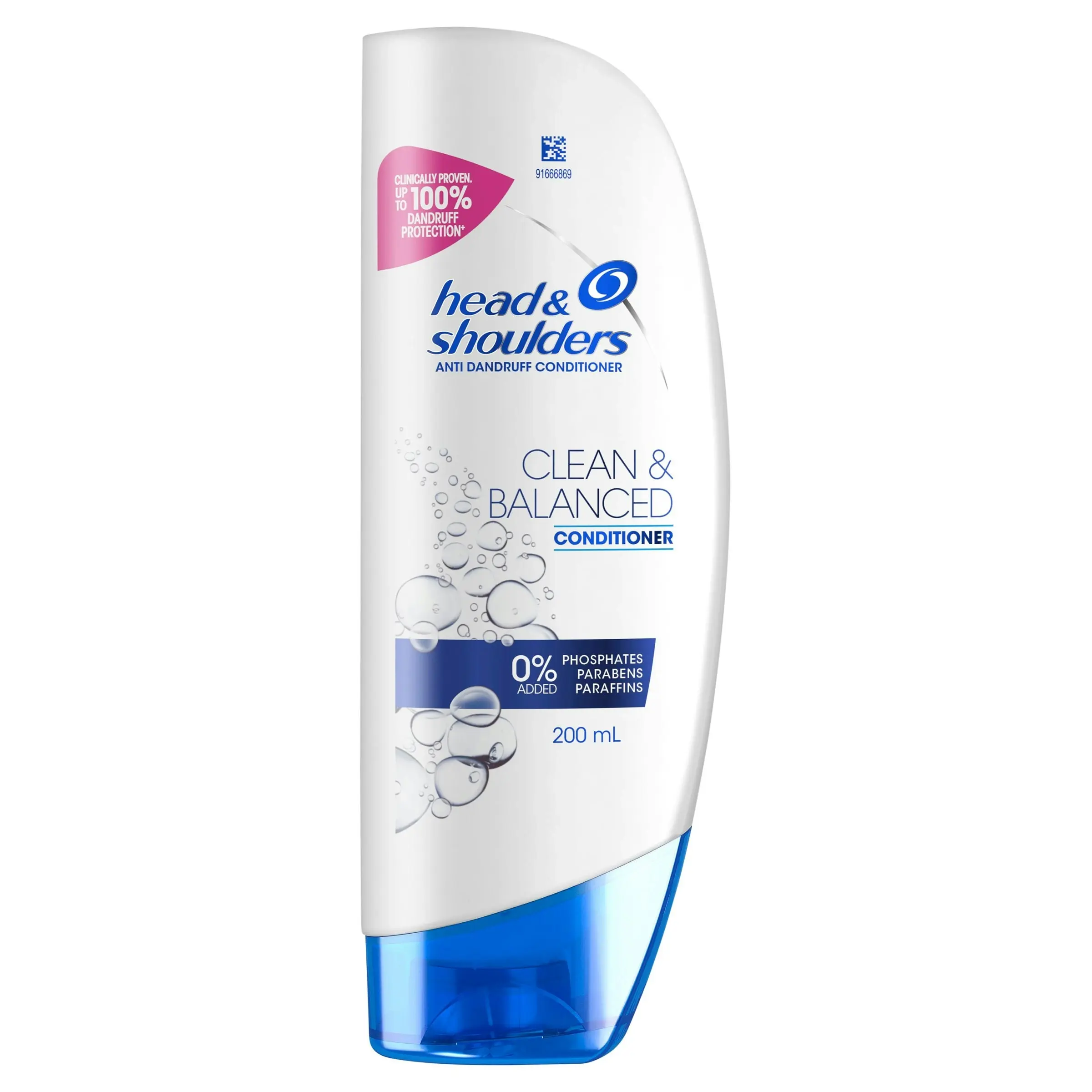 Head & Shoulders Clean & Balanced Anti Dandruff Conditioner For Clean Scalp 200ml - Beauty
