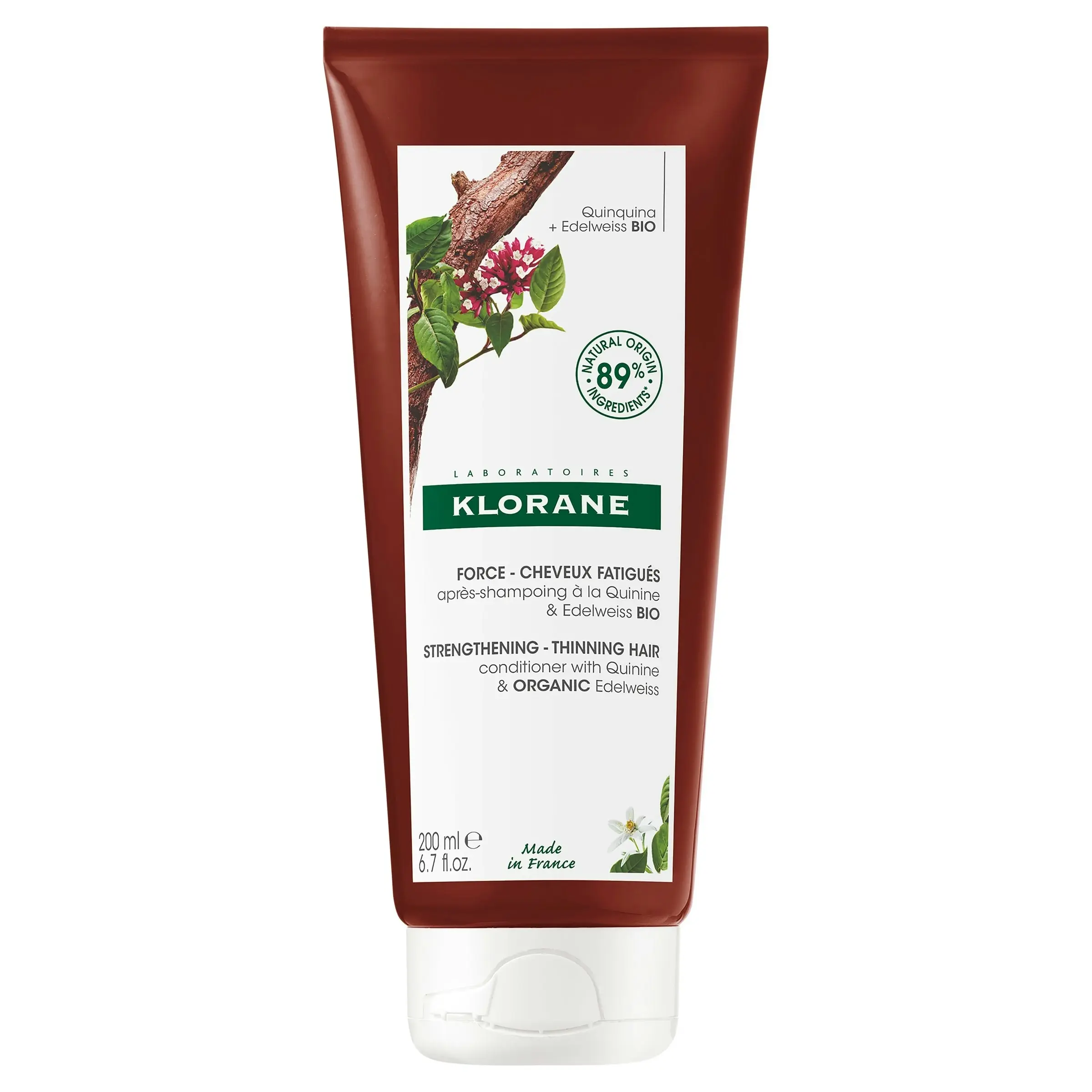 Klorane Quinine & Organic Edelweiss Conditioner 200ml - Beauty