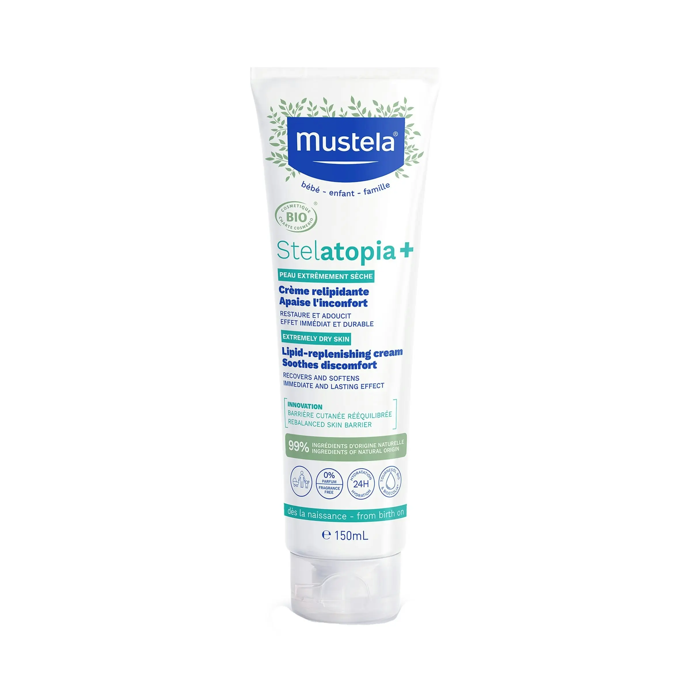 Musashi Mustela Stelatopia+ Lipid Replenishing Cream 150ml - Baby