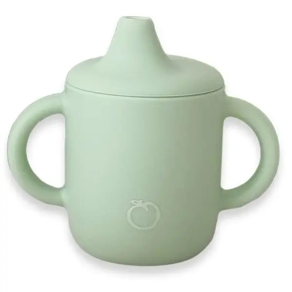 Plum Silicone Sippy Cup 6m+ Olive - Baby