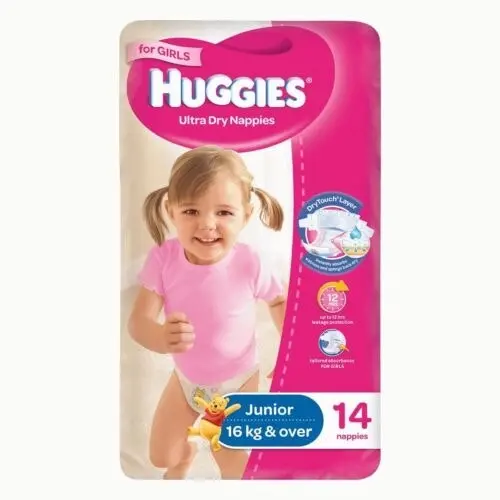 Huggies Convenience Junior Girl 14 - Baby