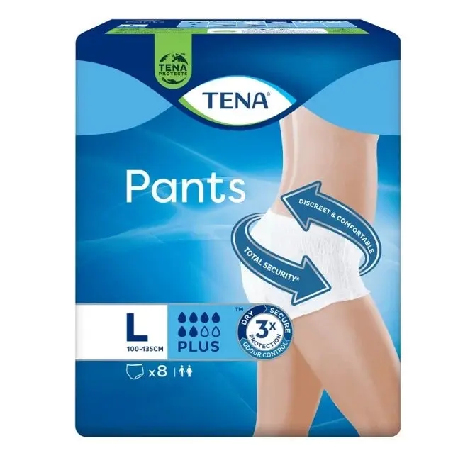 TENA Pants Plus Large 8 Pack - Baby