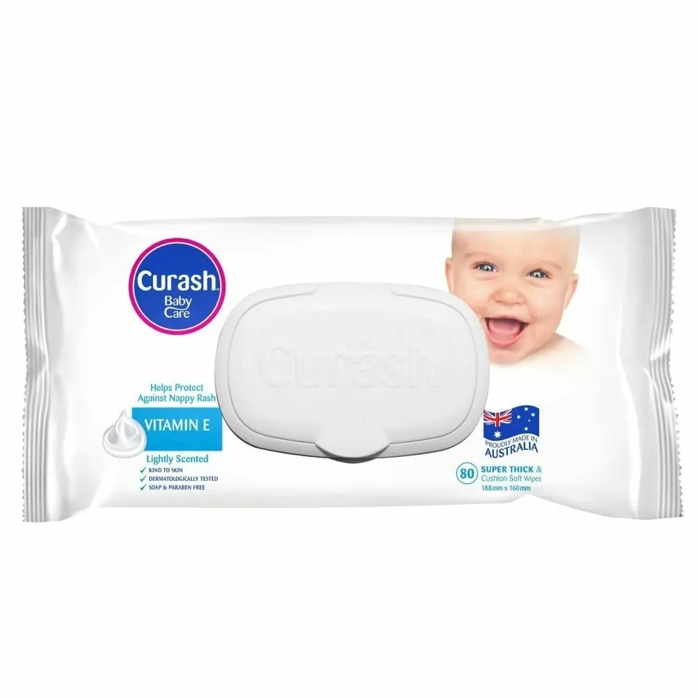 Curash Wipes Vitamin E 80 - Baby