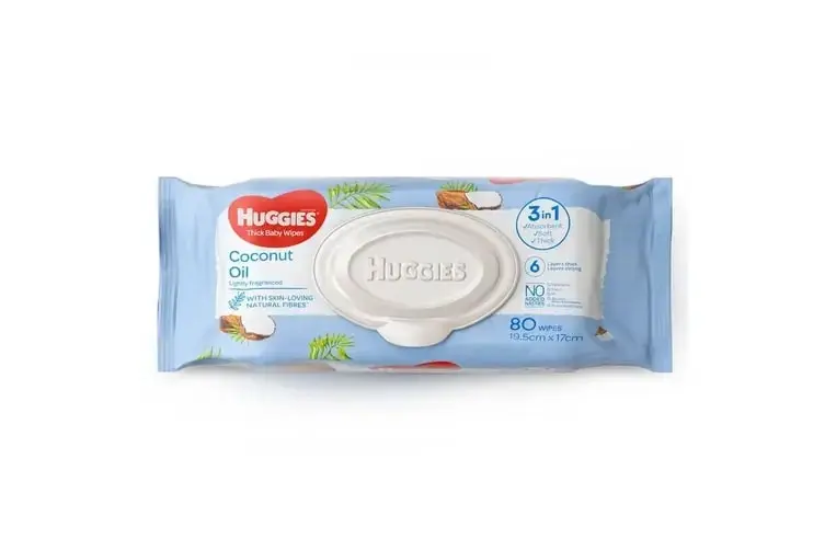 Huggies Coconut Wipes 80 - Baby