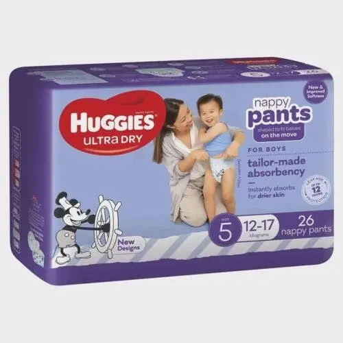Huggies Nappy Pants Walker Boy 26 - Baby
