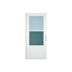 Reversa-Screen 37050032 Storm Door, Wood Core, White