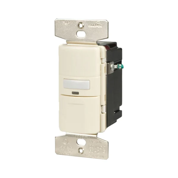 OS310U-LA-K Motion Sensor Switch with Nightlight and LED, 8.3 A, 120 V, 1-Pole, Motion Sensor