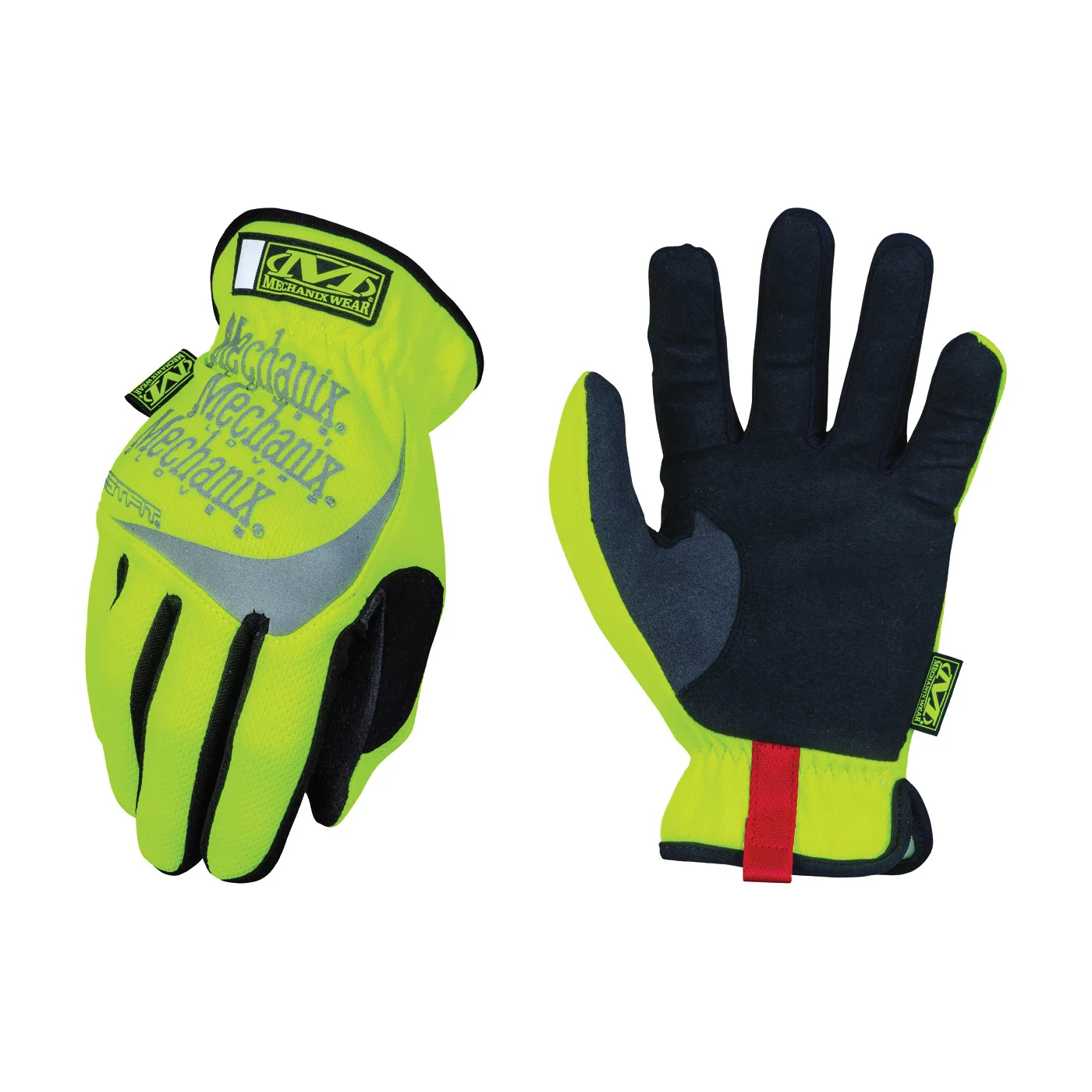 FastFit Series SFF-91-012 Work Gloves, Men's, 2XL, 12 in L, Reinforced Thumb, Elastic Cuff, Yellow