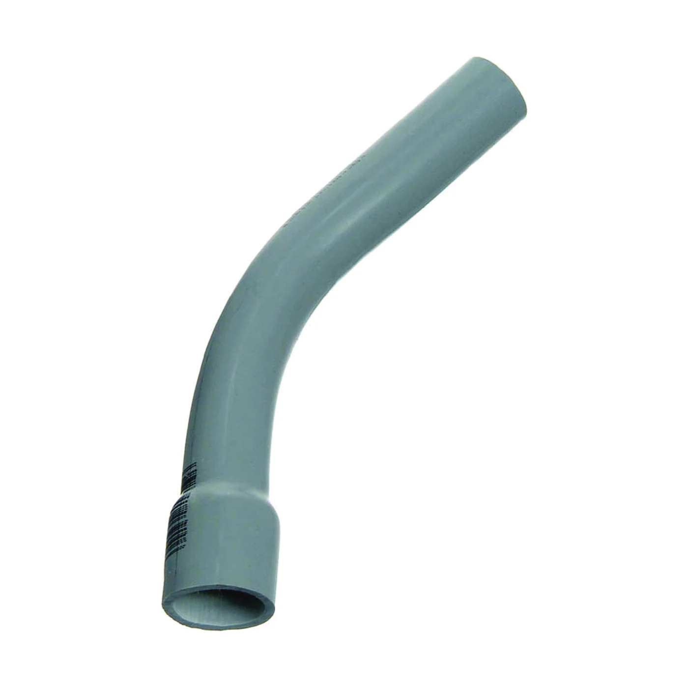 UA7AKB-CAR Elbow, 2-1/2 in Trade Size, 45 deg Angle, SCH 40 Schedule Rating, PVC, Bell End, Gray, 1/PK