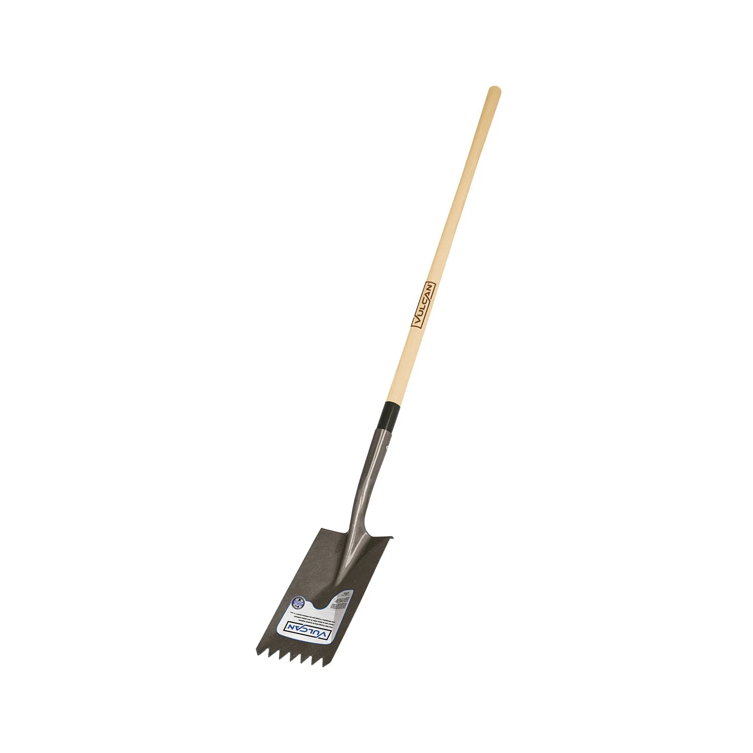 34546 Roof Ripper Shovel, Steel Blade, Straight Wood Handle, 9 in W, 60 in OAL - Vulcan