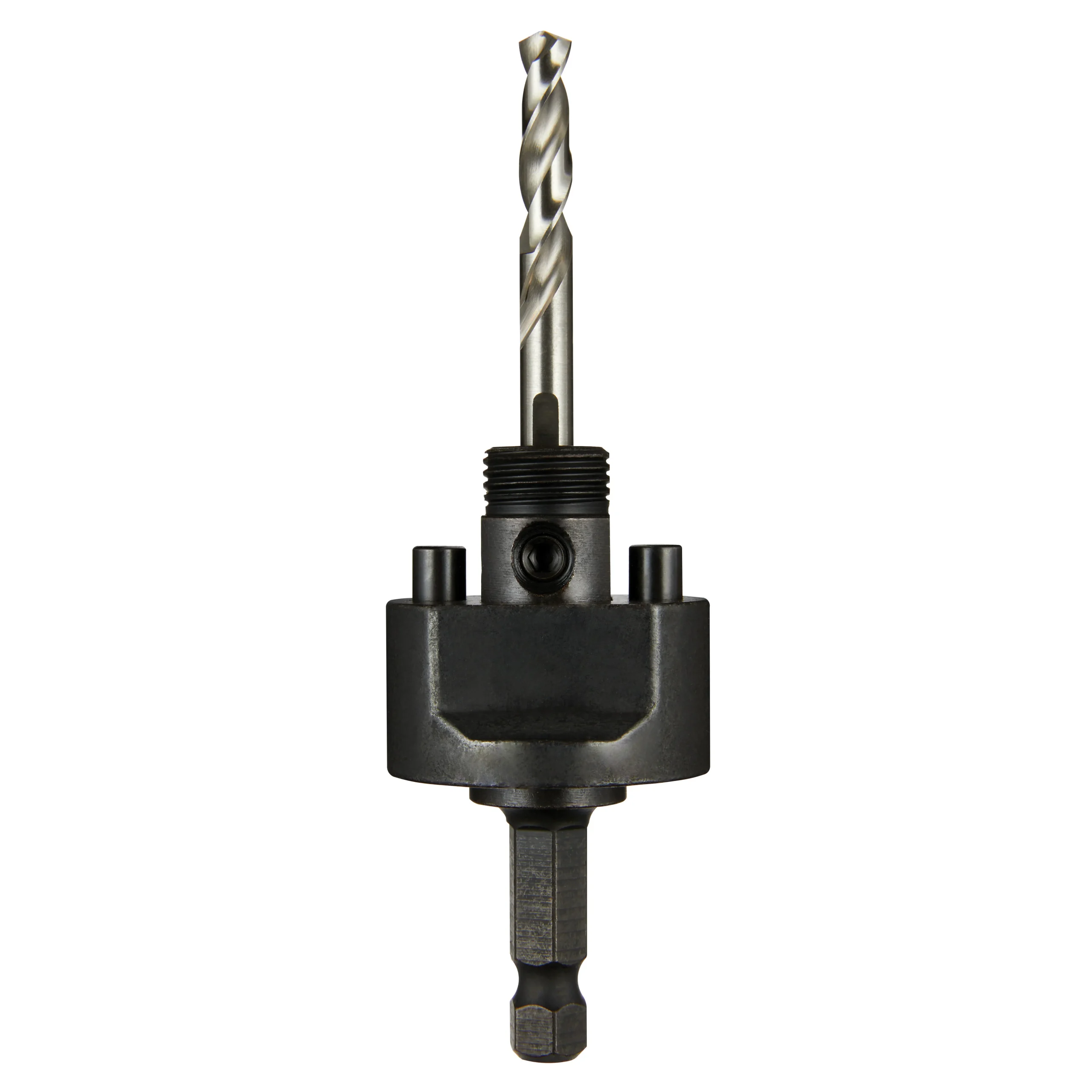 49-56-7250 Hole Saw Arbor, 5/8-18 Thread, 3/8 in Shank, Hex Shank