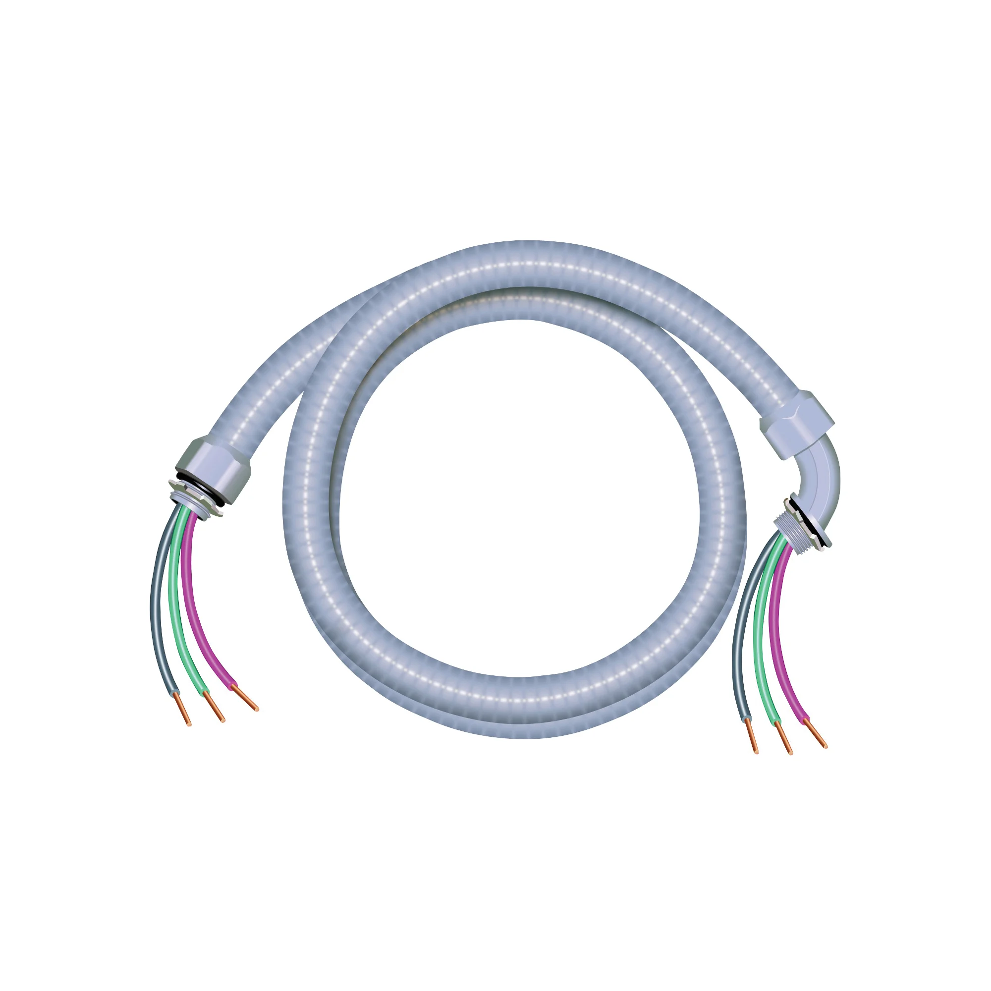 55189407 Decorative Flexible Whip, 10 AWG Cable, 6 ft L, Copper Conductor, THHN Insulation - Southwire