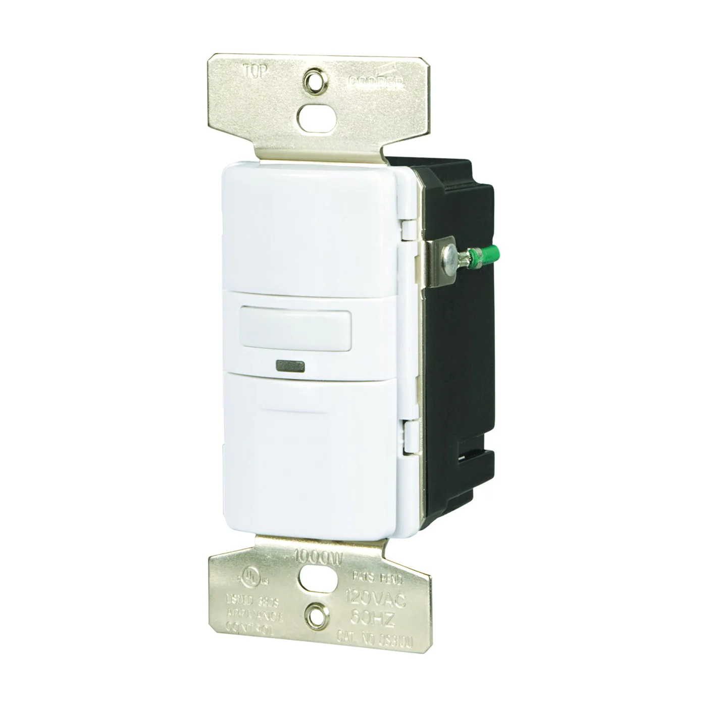 OS310U-W-K Motion Sensor Switch with Nightlight and LED, 8.3 A, 120 V, 1-Pole, Motion Sensor