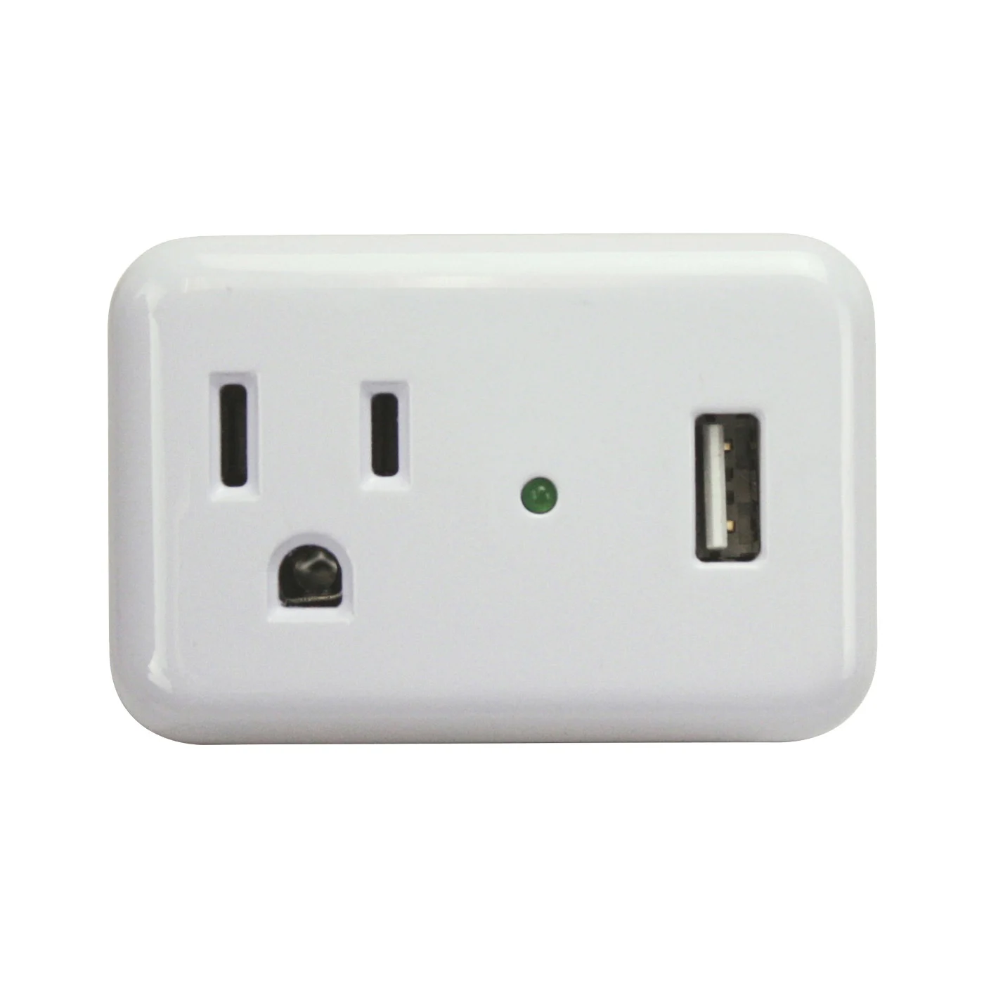 ORUSB241S Surge Protector Tap, 2-Pole, 125 V, 15 A, 1-Outlet, 150 Joules Energy