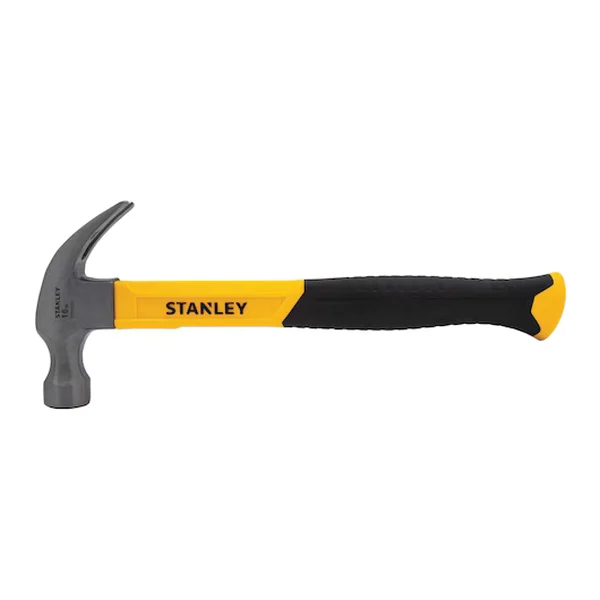 STHT51512 Nailing Hammer, 16 oz Head, Curved Claw Head, HCS Head, 13 in OAL - STANLEY