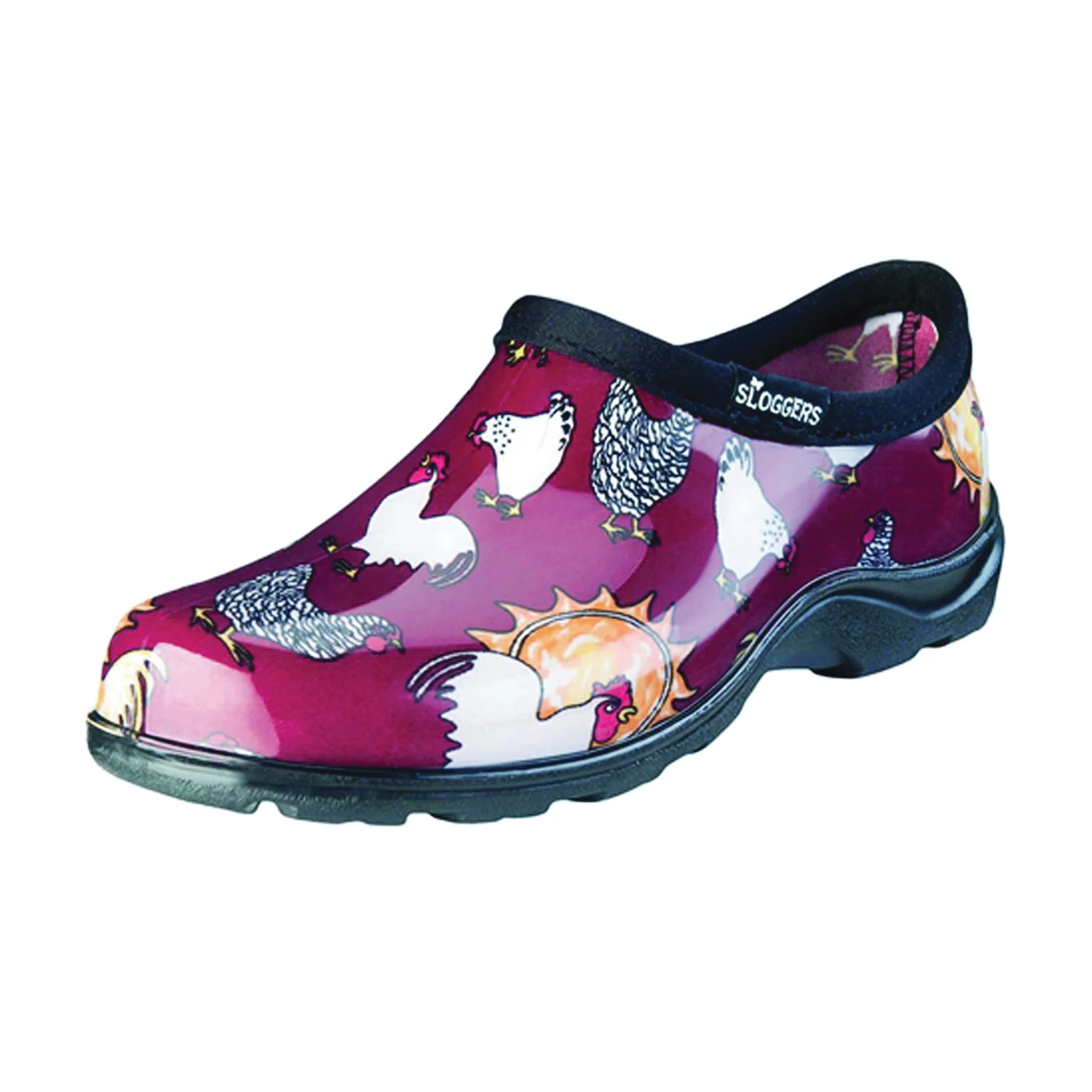 5116CBR-07 Garden Shoes, 7 in, Barn Red, Rubber