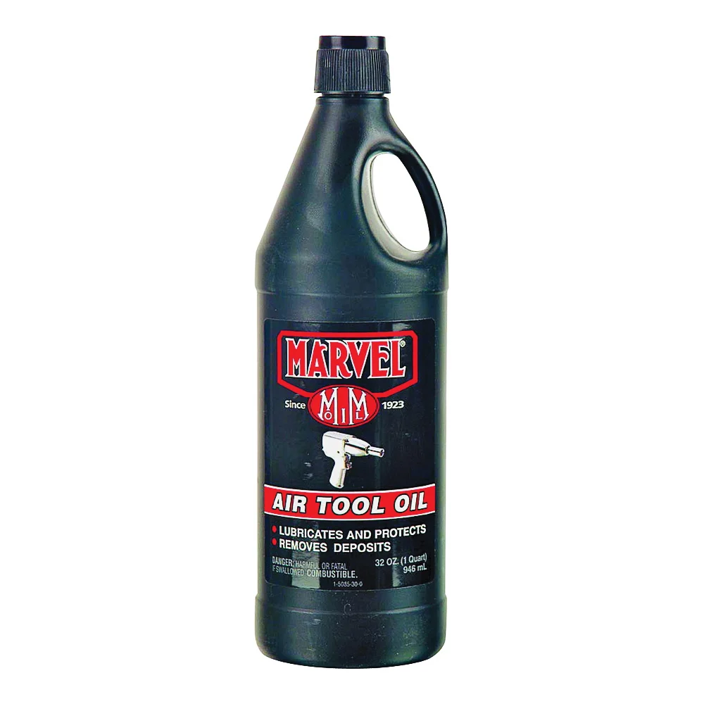 MM85R1 Air Tool Oil, 32 oz, Bottle - Marvel