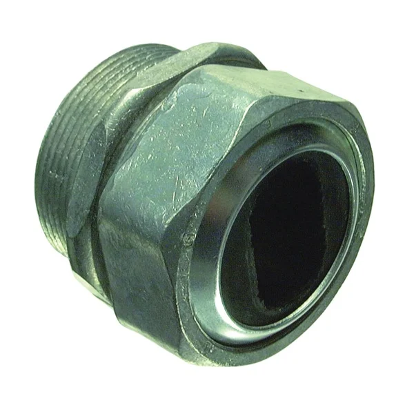 10520 Service Entrance Watertight Connector, 2 in Hub, Compression, 4/0 AWG Cable, Zinc, 5/BX - Halex