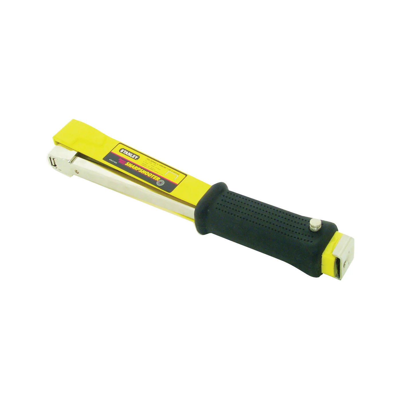 PHT150C Hammer Tacker, 168 Magazine, 27/64 in W Crown, 1/4 to 3/8 in L Leg, Steel Staple, Black/Yellow - STANLEY